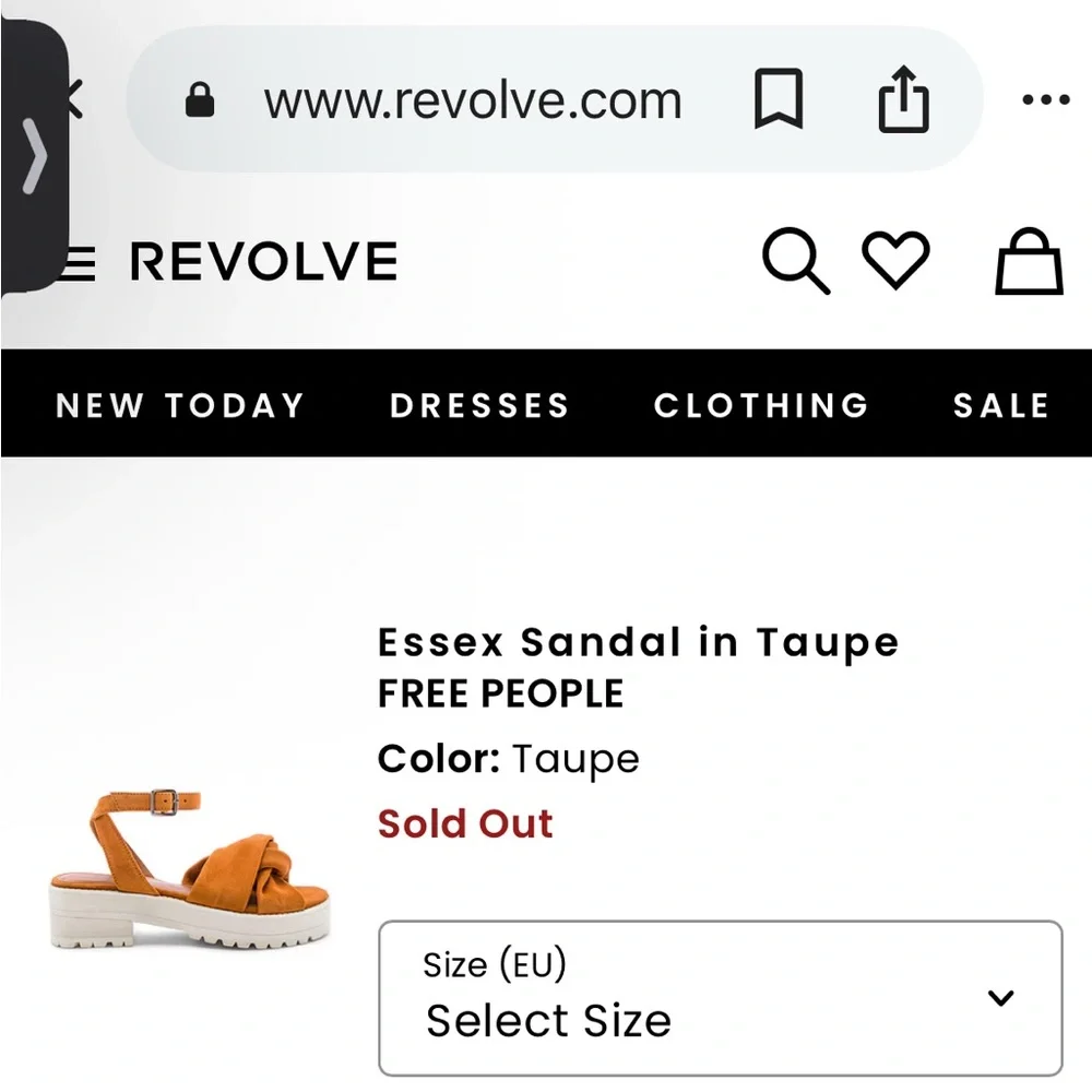 Free People Essex Tan and White Platform Sandals Revolve